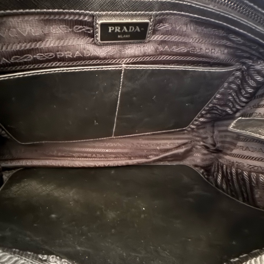 Prada Black Nylon Zipped Shopping Tote Bag - Picture 10 of 13